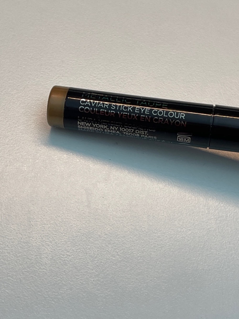Laura Mercier metallic taupe Caviar Stick Eyeshadow, 0.03 Oz Travel Size